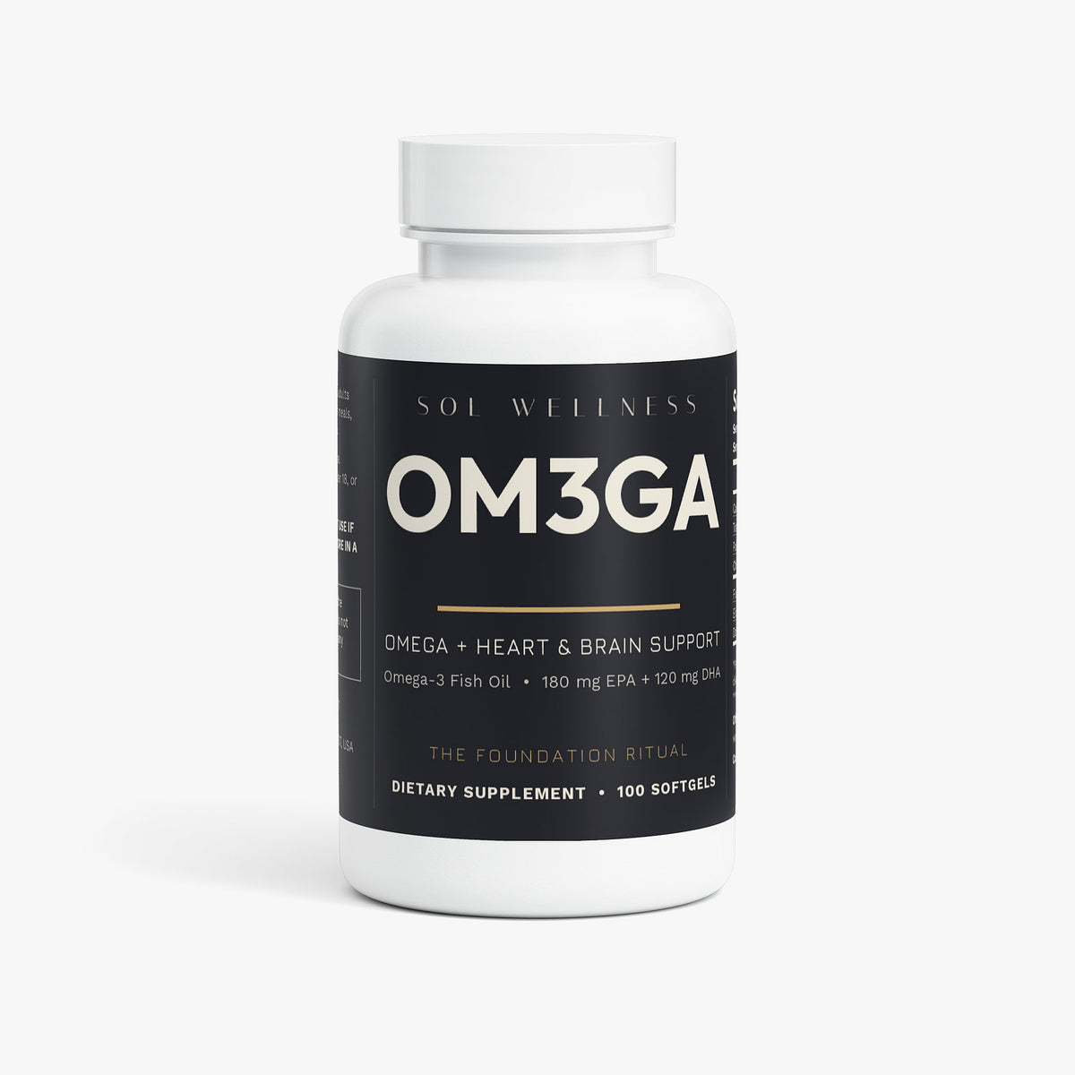OM3GA Omega + Heart & Brain Support