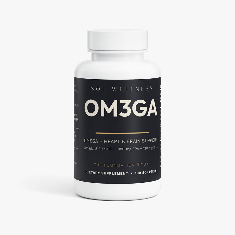 OM3GA Omega + Heart & Brain Support