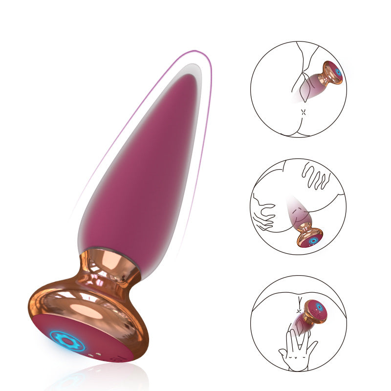 Forma remote-control anal massager, body-safe silicone, detail view