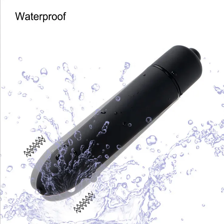 Buzz bullet vibrator showing compact size and control button