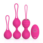 Soma remote-control kegel ball training set with weighted balls, body-safe silicone