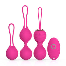 Soma remote-control kegel ball training set with weighted balls, body-safe silicone