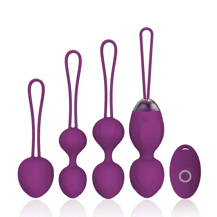Soma+ 5-piece kegel ball training set with remote, body-safe silicone
