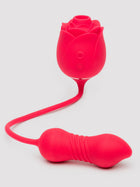 Bloom rose clitoral suction stimulator showing air-pulse opening