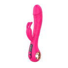 Pulse thrusting rabbit vibrator showing dual stimulation arms