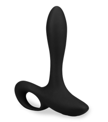 Vector ergonomic prostate massager, detail of curved tip