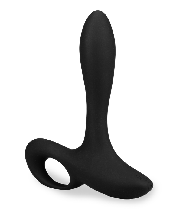 Vector ergonomic prostate massager, detail of curved tip